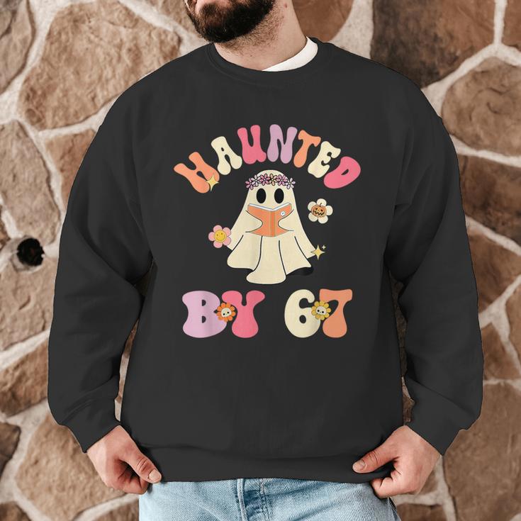 Haunted By 67 Meme Six Seven 6 7 Halloween Teachers Men Graphic Sweatshirt, novelty gifts, funny gifts Haunted By 67 Meme Six Seven 6 7 Halloween Teachers Men Graphic Sweatshirt, novelty gifts, funny gifts
