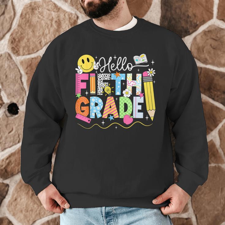 Hello Fifth Grade Team 5th Grade Back To School Teacher Kids Men Graphic Sweatshirt, novelty gifts, funny gifts Hello Fifth Grade Team 5th Grade Back To School Teacher Kids Men Graphic Sweatshirt, novelty gifts, funny gifts