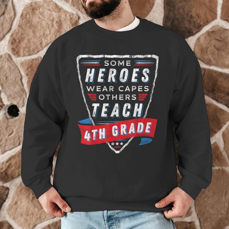 Some Heroes Wear Capes Others Teach 4th Grade Teacher Men Women Kids Men Graphic Sweatshirt, novelty gifts, funny gifts Some Heroes Wear Capes Others Teach 4th Grade Teacher Men Women Kids Men Graphic Sweatshirt, novelty gifts, funny gifts