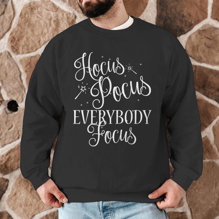 Hocus Pocus Everybody Focus Teacher Halloween Shirt Men Graphic Sweatshirt, novelty gifts, funny gifts Hocus Pocus Everybody Focus Teacher Halloween Shirt Men Graphic Sweatshirt, novelty gifts, funny gifts