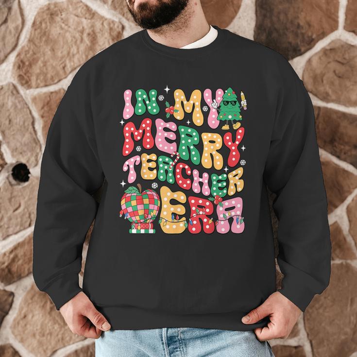 In My Holly Xmas Jolly Teacher Era Teacher Vibes Christmas Men Graphic Sweatshirt, novelty gifts, funny gifts In My Holly Xmas Jolly Teacher Era Teacher Vibes Christmas Men Graphic Sweatshirt, novelty gifts, funny gifts