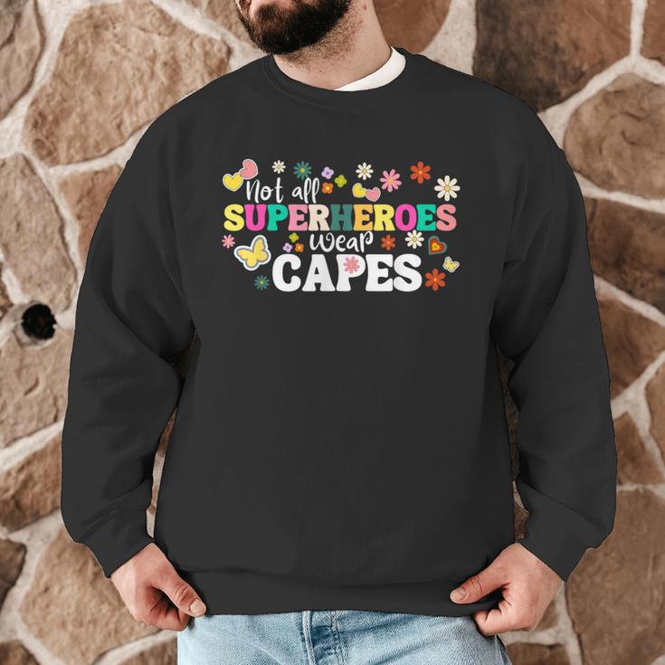 Hot All Superheroes Wear Capes Cute Teacher End Of School Men Graphic Sweatshirt, novelty gifts, funny gifts Hot All Superheroes Wear Capes Cute Teacher End Of School Men Graphic Sweatshirt, novelty gifts, funny gifts