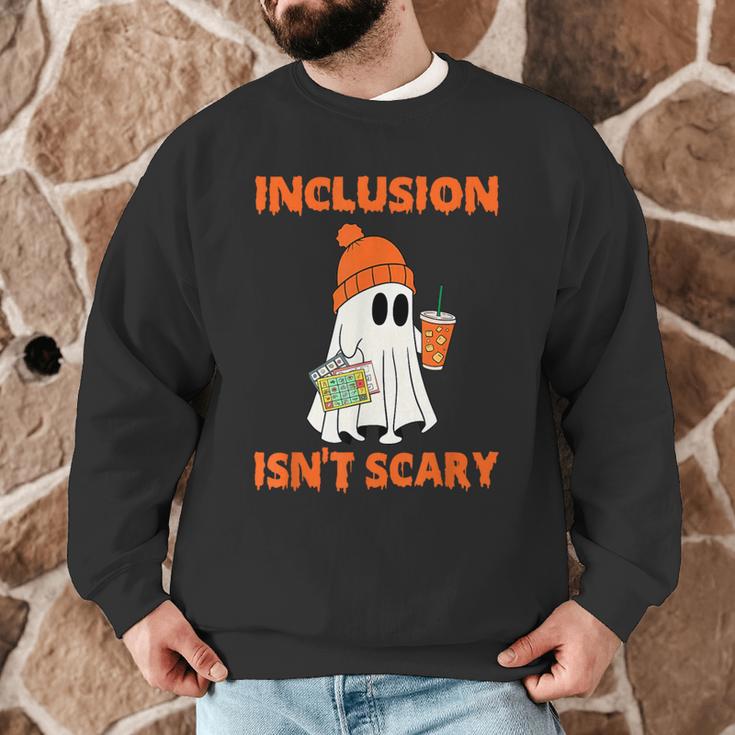 Inclusion Isn't Scary Shirt Halloween SLP Sped Teacher Men Graphic Sweatshirt, novelty gifts, funny gifts