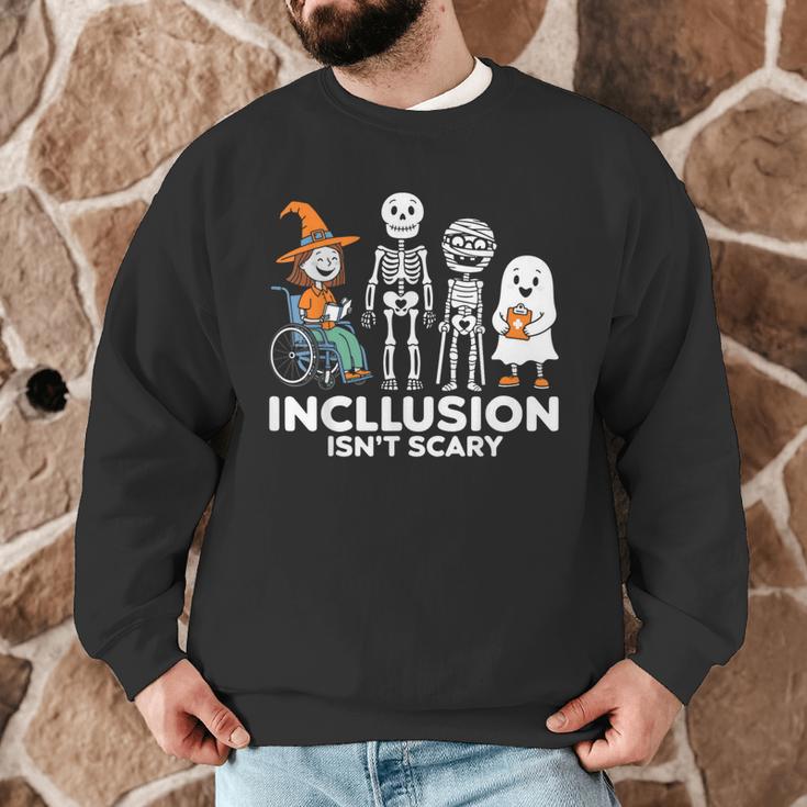 Inclusion Isn't Scary SLP Halloween Costume Sped Teacher Men Graphic Sweatshirt, novelty gifts, funny gifts Inclusion Isn't Scary SLP Halloween Costume Sped Teacher Men Graphic Sweatshirt, novelty gifts, funny gifts