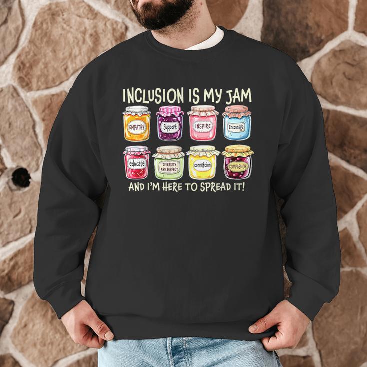 Inclusion Is My Jam And I'm Here To Spread It Sped Teacher Men Graphic Sweatshirt, novelty gifts, funny gifts Inclusion Is My Jam And I'm Here To Spread It Sped Teacher Men Graphic Sweatshirt, novelty gifts, funny gifts