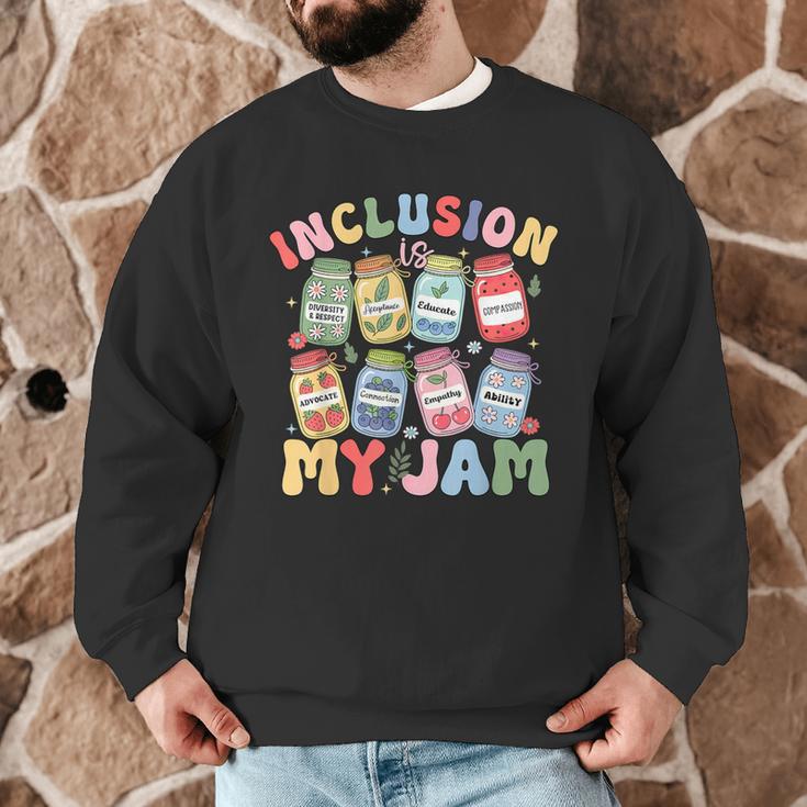 Inclusion Is My Jam SPED Teacher Special Education Life Men Graphic Sweatshirt, novelty gifts, funny gifts Inclusion Is My Jam SPED Teacher Special Education Life Men Graphic Sweatshirt, novelty gifts, funny gifts
