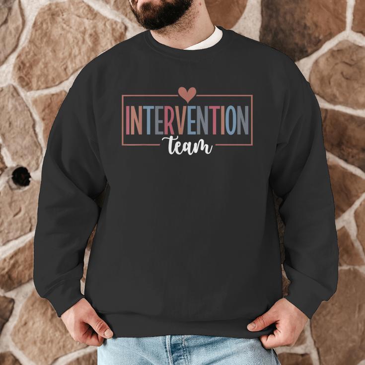 Intervention Team Best Intervention Teacher Squad Men Graphic Sweatshirt, novelty gifts, funny gifts Intervention Team Best Intervention Teacher Squad Men Graphic Sweatshirt, novelty gifts, funny gifts