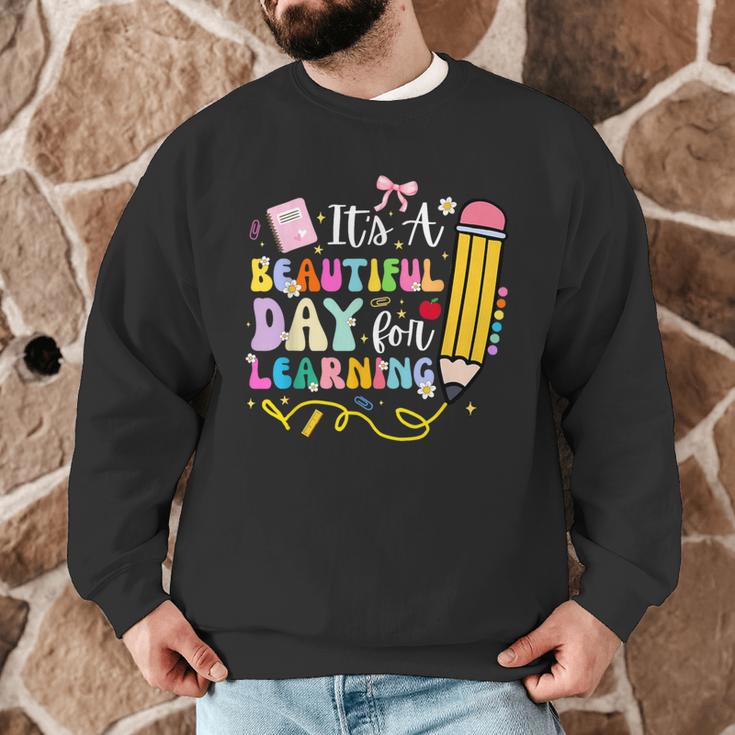 It's Beautiful Day For Learning Teacher Students Girls Boys Men Graphic Sweatshirt, novelty gifts, funny gifts It's Beautiful Day For Learning Teacher Students Girls Boys Men Graphic Sweatshirt, novelty gifts, funny gifts