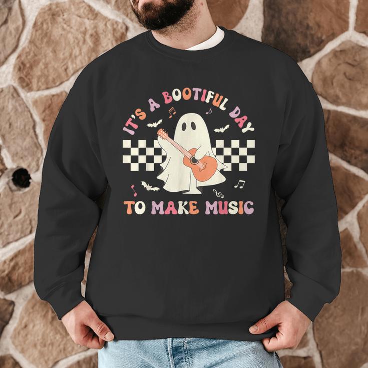 It's A Bootiful Day To Make Music Teacher Musician Halloween For Men Women Kids Men Graphic Sweatshirt, novelty gifts, funny gifts It's A Bootiful Day To Make Music Teacher Musician Halloween For Men Women Kids Men Graphic Sweatshirt, novelty gifts, funny gifts