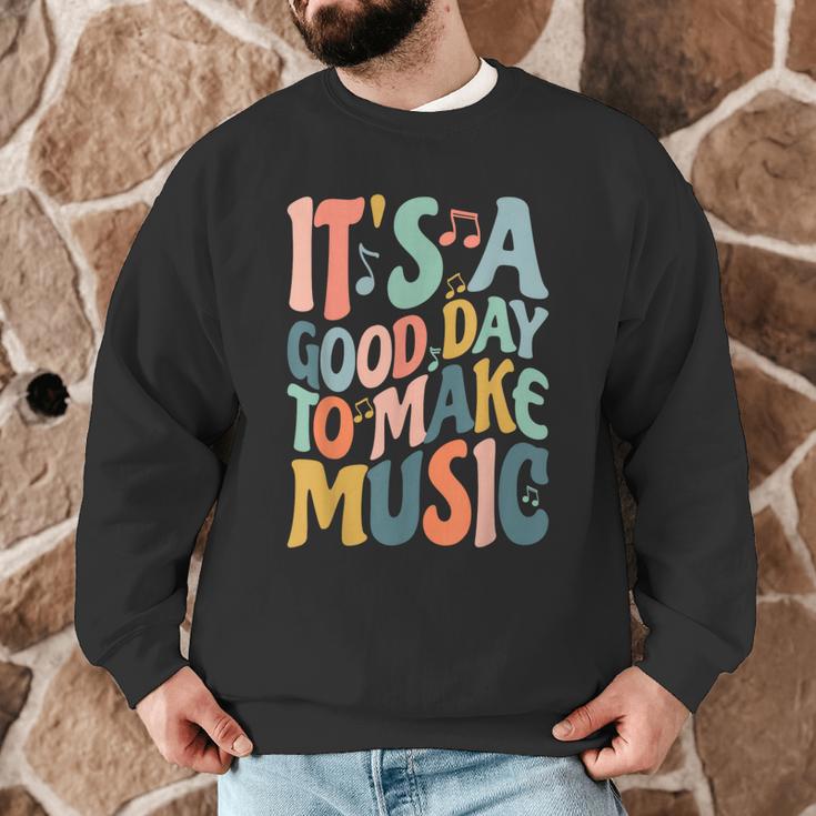 It's A Good Day To Make Music Musician Band Music Teacher Men Graphic Sweatshirt, novelty gifts, funny gifts It's A Good Day To Make Music Musician Band Music Teacher Men Graphic Sweatshirt, novelty gifts, funny gifts