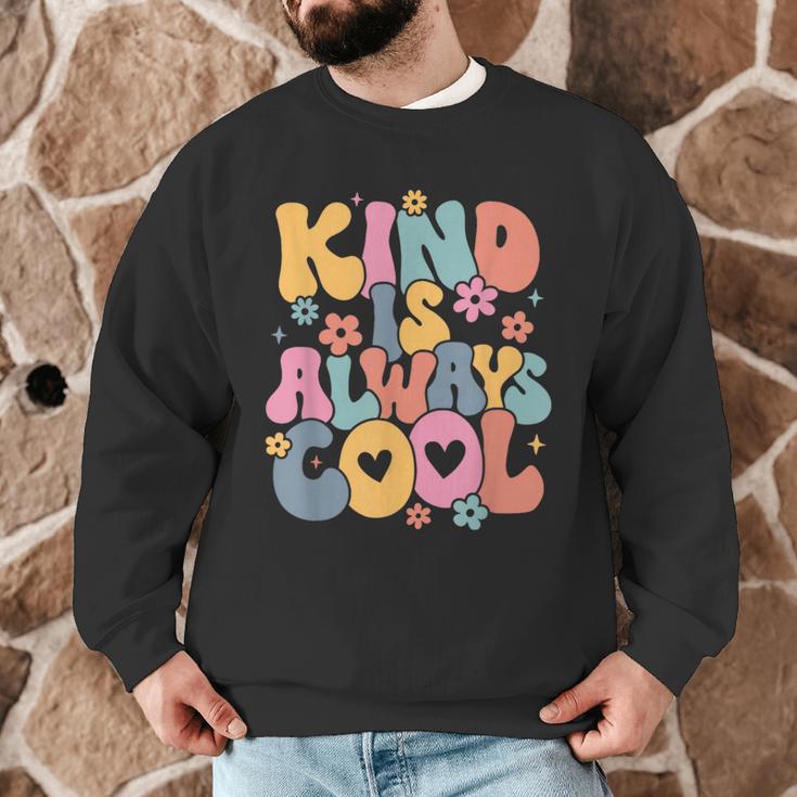 Kind Is Always Cool Groovy Teacher Be Kind Kindness Matters Men Graphic Sweatshirt, novelty gifts, funny gifts Kind Is Always Cool Groovy Teacher Be Kind Kindness Matters Men Graphic Sweatshirt, novelty gifts, funny gifts