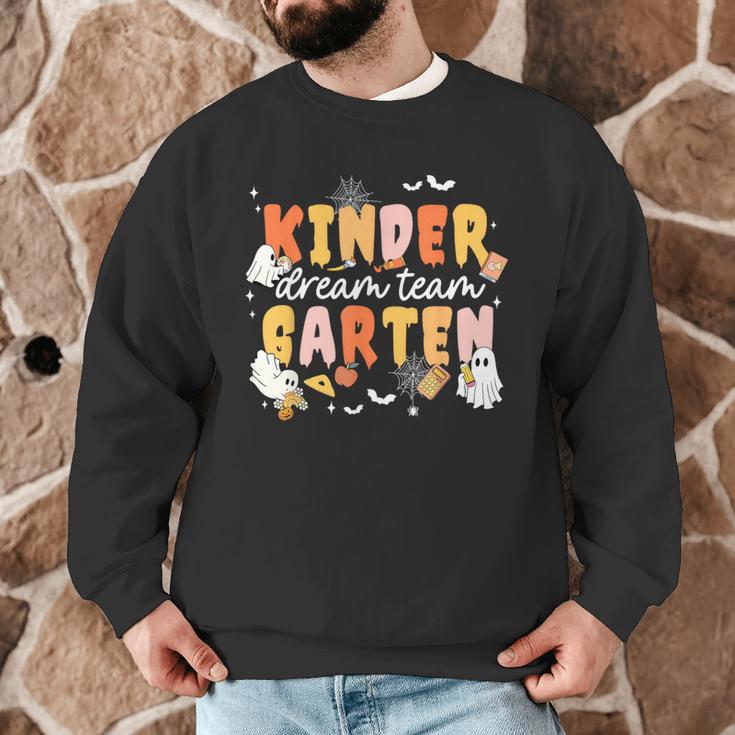 Kindergarten Dream Ghost Team Fall Halloween Spooky Teachers Men Graphic Sweatshirt, novelty gifts, funny gifts Kindergarten Dream Ghost Team Fall Halloween Spooky Teachers Men Graphic Sweatshirt, novelty gifts, funny gifts