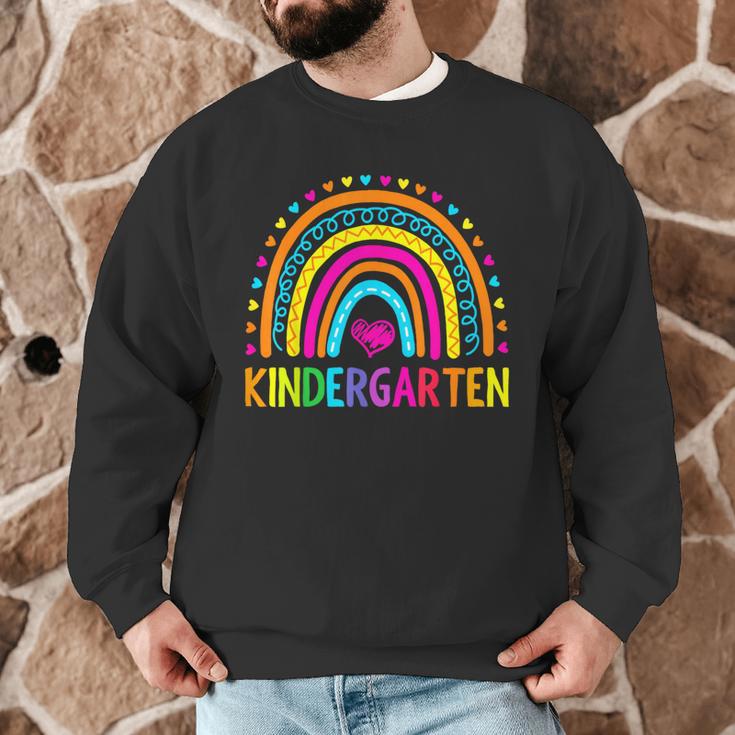Kindergarten Rainbow Girls Boys Teacher First Day Of School Men Graphic Sweatshirt, novelty gifts, funny gifts Kindergarten Rainbow Girls Boys Teacher First Day Of School Men Graphic Sweatshirt, novelty gifts, funny gifts