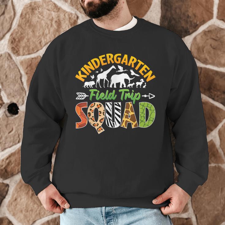Kindergarten Zoo Field Trip Squad Matching Teacher Students Men Graphic Sweatshirt, novelty gifts, funny gifts