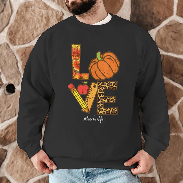 Leopard Pumpkin Love Teacher Life Thanksgiving Fall Women Men Graphic Sweatshirt, novelty gifts, funny gifts Leopard Pumpkin Love Teacher Life Thanksgiving Fall Women Men Graphic Sweatshirt, novelty gifts, funny gifts