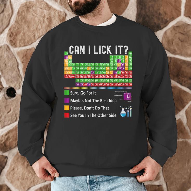 Can I Lick It Periodic Table Chart Science Teacher Cool Meme Men Graphic Sweatshirt, novelty gifts, funny gifts Can I Lick It Periodic Table Chart Science Teacher Cool Meme Men Graphic Sweatshirt, novelty gifts, funny gifts