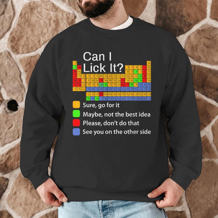 Can I Lick It Periodic Table Chemistry Teachers Men Graphic Sweatshirt, novelty gifts, funny gifts Can I Lick It Periodic Table Chemistry Teachers Men Graphic Sweatshirt, novelty gifts, funny gifts