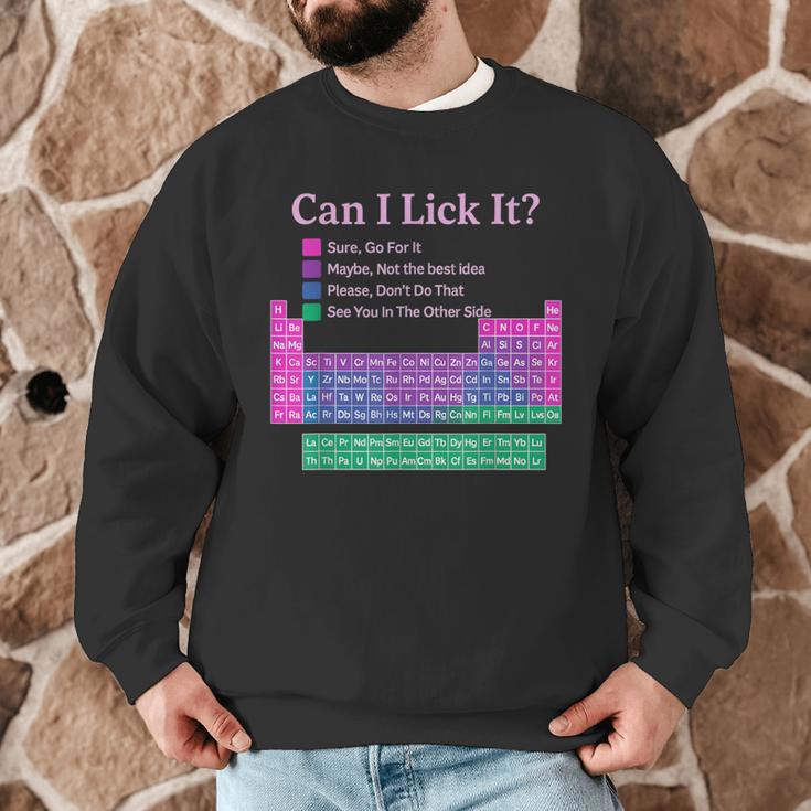 Can I Lick It Periodic Table Teacher Student Kids Men Graphic Sweatshirt, novelty gifts, funny gifts Can I Lick It Periodic Table Teacher Student Kids Men Graphic Sweatshirt, novelty gifts, funny gifts