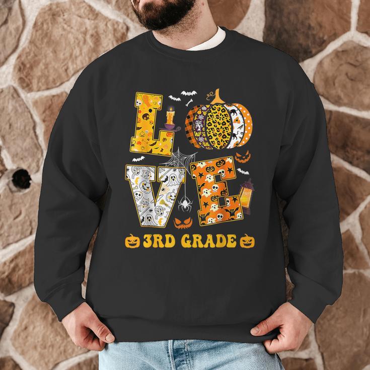 LOVE 3rd Grade Pumpkin Teacher Student Halloween Costume Men Graphic Sweatshirt, novelty gifts, funny gifts LOVE 3rd Grade Pumpkin Teacher Student Halloween Costume Men Graphic Sweatshirt, novelty gifts, funny gifts