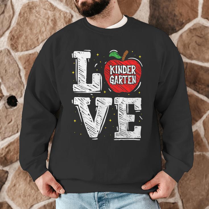 LOVE Kindergarten Teacher Student School Apple Men Graphic Sweatshirt, novelty gifts, funny gifts LOVE Kindergarten Teacher Student School Apple Men Graphic Sweatshirt, novelty gifts, funny gifts