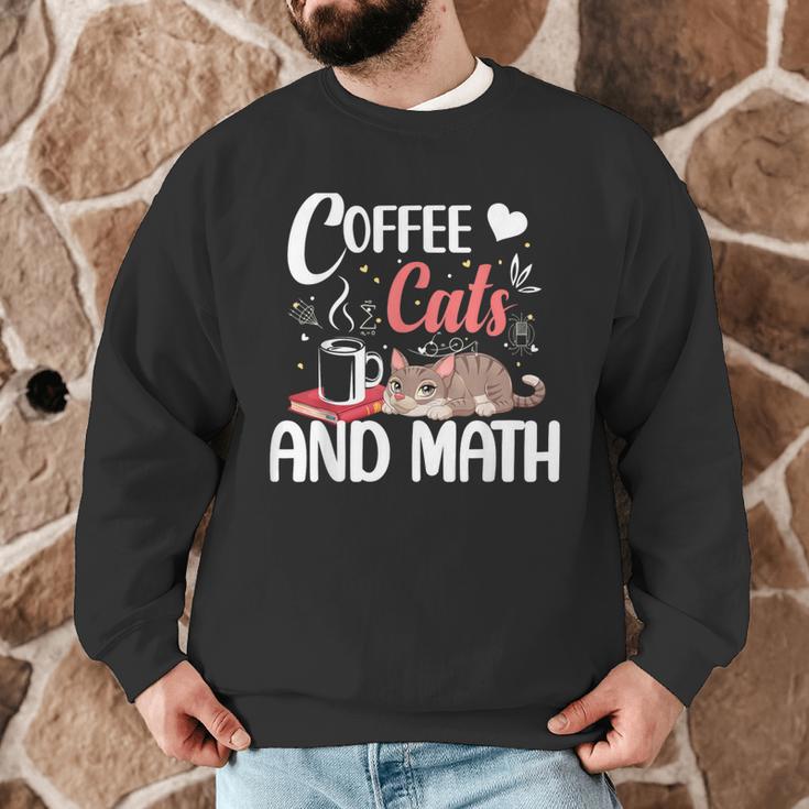 I Love Math Cats And Coffee Heart Mathematics Teacher Men Graphic Sweatshirt, novelty gifts, funny gifts I Love Math Cats And Coffee Heart Mathematics Teacher Men Graphic Sweatshirt, novelty gifts, funny gifts