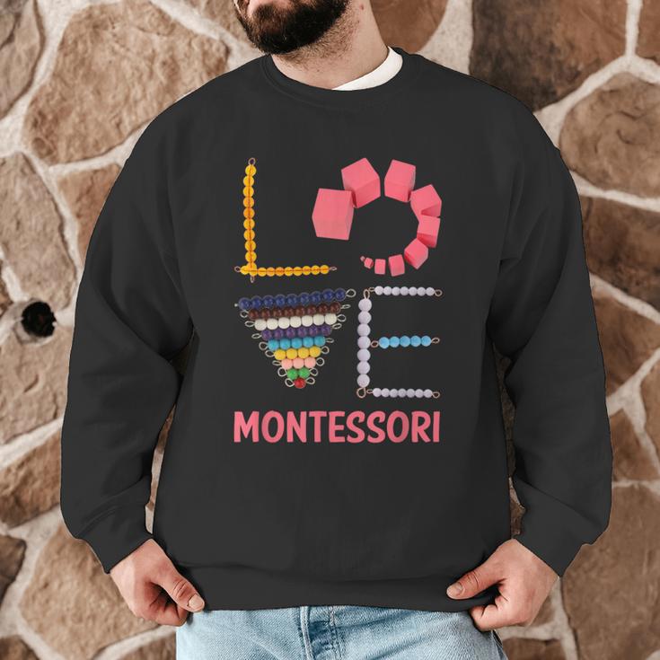 Love Montessori Education Math Teacher Men Graphic Sweatshirt, novelty gifts, funny gifts Love Montessori Education Math Teacher Men Graphic Sweatshirt, novelty gifts, funny gifts