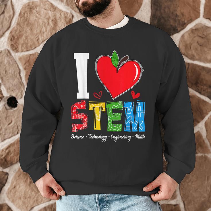 I Love STEM Student Teacher 1st Day Of School Back To School Men Graphic Sweatshirt, novelty gifts, funny gifts I Love STEM Student Teacher 1st Day Of School Back To School Men Graphic Sweatshirt, novelty gifts, funny gifts