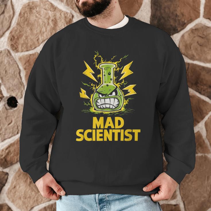 Mad Scientist Kids Youth Adult Science Teacher Chemistry Men Graphic Sweatshirt, novelty gifts, funny gifts