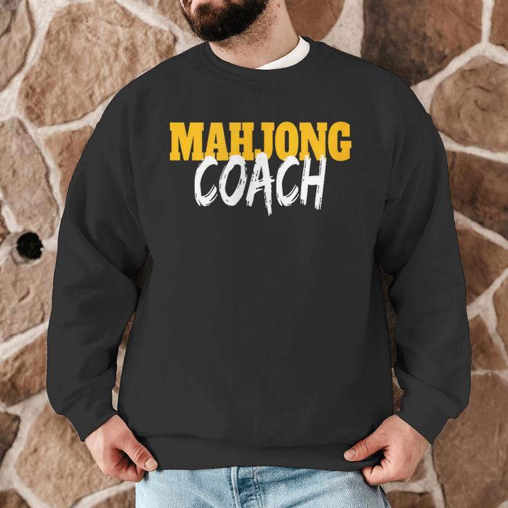 Mahjong Coach Coaching Trainer Teacher Men Graphic Sweatshirt, novelty gifts, funny gifts Mahjong Coach Coaching Trainer Teacher Men Graphic Sweatshirt, novelty gifts, funny gifts