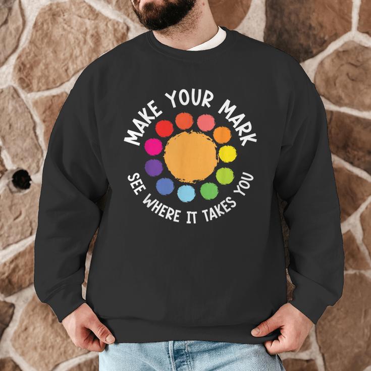 Make Your Mark For a International Dot Day Teacher Dot Lover Men Graphic Sweatshirt, novelty gifts, funny gifts Make Your Mark For a International Dot Day Teacher Dot Lover Men Graphic Sweatshirt, novelty gifts, funny gifts