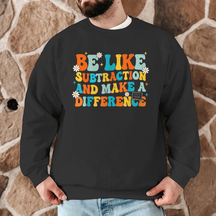 Math Teacher Be Like Subtraction And Make a Difference Men Graphic Sweatshirt, novelty gifts, funny gifts Math Teacher Be Like Subtraction And Make a Difference Men Graphic Sweatshirt, novelty gifts, funny gifts