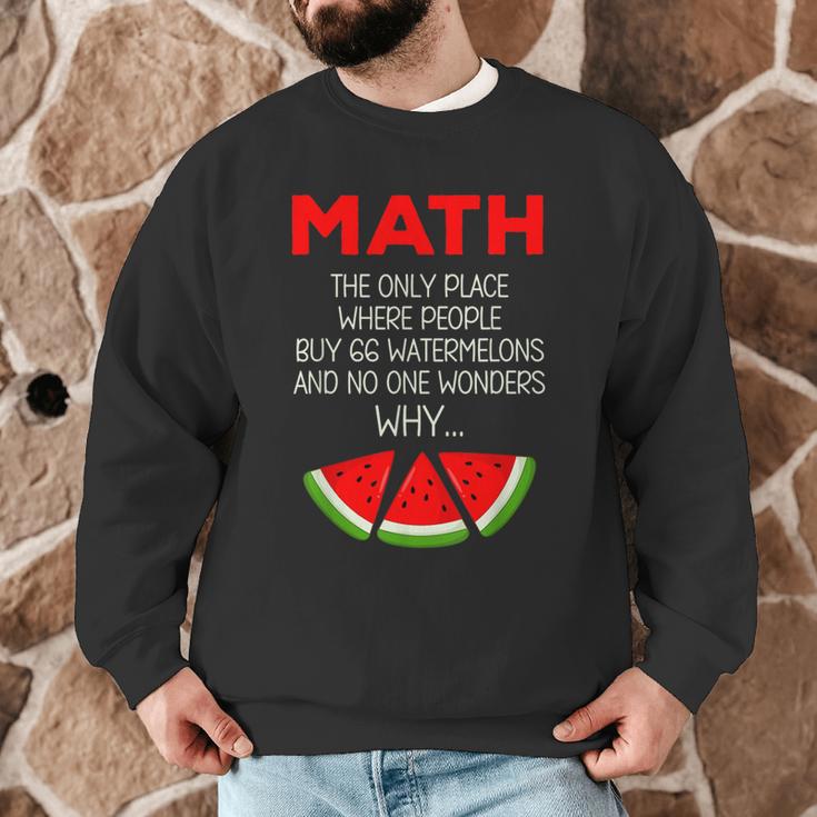 Math Watermelon Calculation Joke Teacher Student Men Graphic Sweatshirt, novelty gifts, funny gifts Math Watermelon Calculation Joke Teacher Student Men Graphic Sweatshirt, novelty gifts, funny gifts