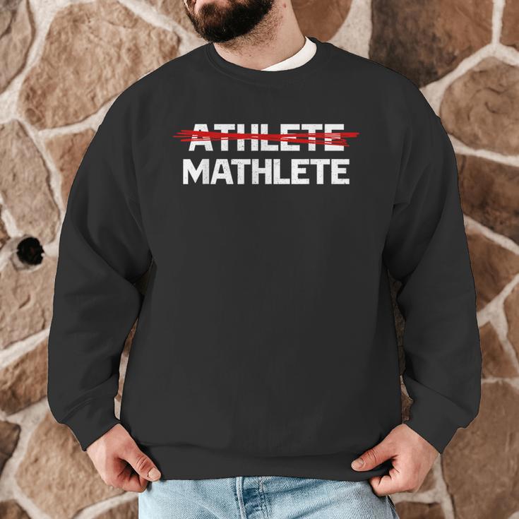 Mathlete For Math Team Students Algebra Math Teacher Men Graphic Sweatshirt, novelty gifts, funny gifts