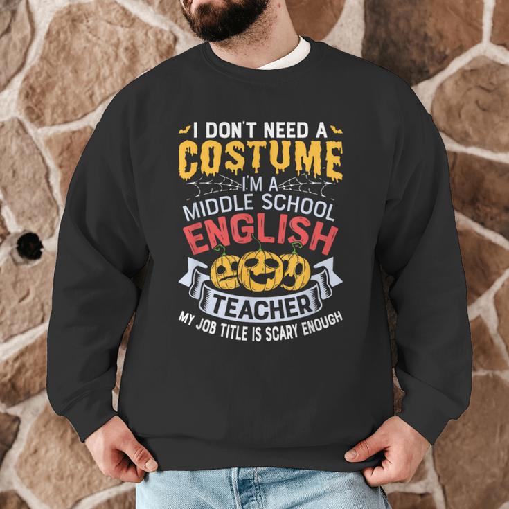 Middle School English Teacher Halloween Costume For Men Women Men Graphic Sweatshirt, novelty gifts, funny gifts Middle School English Teacher Halloween Costume For Men Women Men Graphic Sweatshirt, novelty gifts, funny gifts