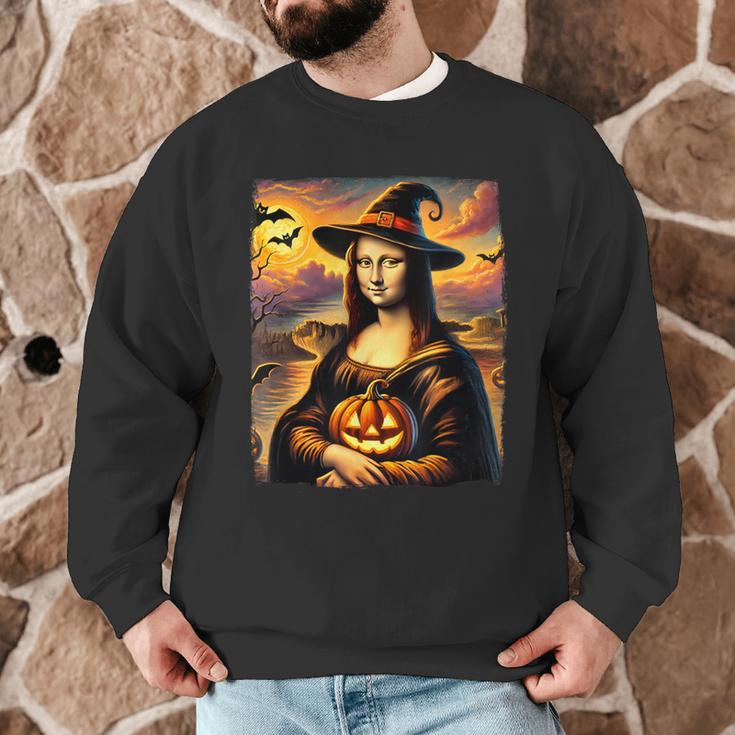 Mona Lisa Pumpkin Halloween Art Teacher Witchy Women Kids Men Graphic Sweatshirt, novelty gifts, funny gifts Mona Lisa Pumpkin Halloween Art Teacher Witchy Women Kids Men Graphic Sweatshirt, novelty gifts, funny gifts