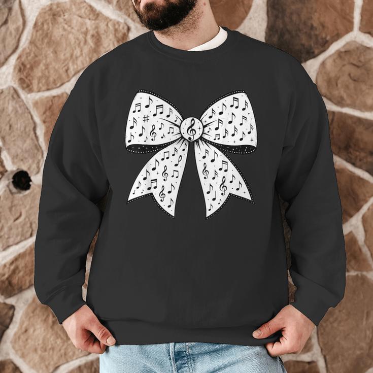Music Notes Coquette Bow Music Teacher School Musician Band Men Graphic Sweatshirt, novelty gifts, funny gifts Music Notes Coquette Bow Music Teacher School Musician Band Men Graphic Sweatshirt, novelty gifts, funny gifts