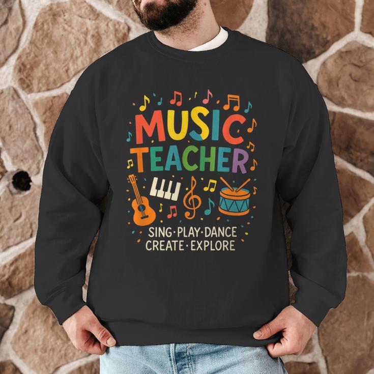 Music Teacher Music Sing Play Dance Choir Piano Men Graphic Sweatshirt, novelty gifts, funny gifts Music Teacher Music Sing Play Dance Choir Piano Men Graphic Sweatshirt, novelty gifts, funny gifts