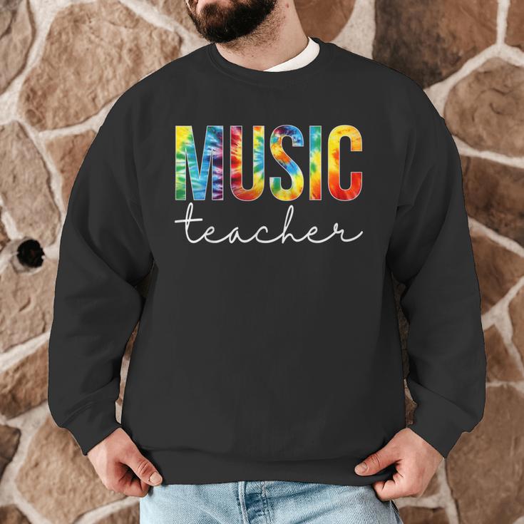 Music Teacher Tie Dye Appreciation Day Hello Back To School Men Women Men Graphic Sweatshirt, novelty gifts, funny gifts Music Teacher Tie Dye Appreciation Day Hello Back To School Men Women Men Graphic Sweatshirt, novelty gifts, funny gifts