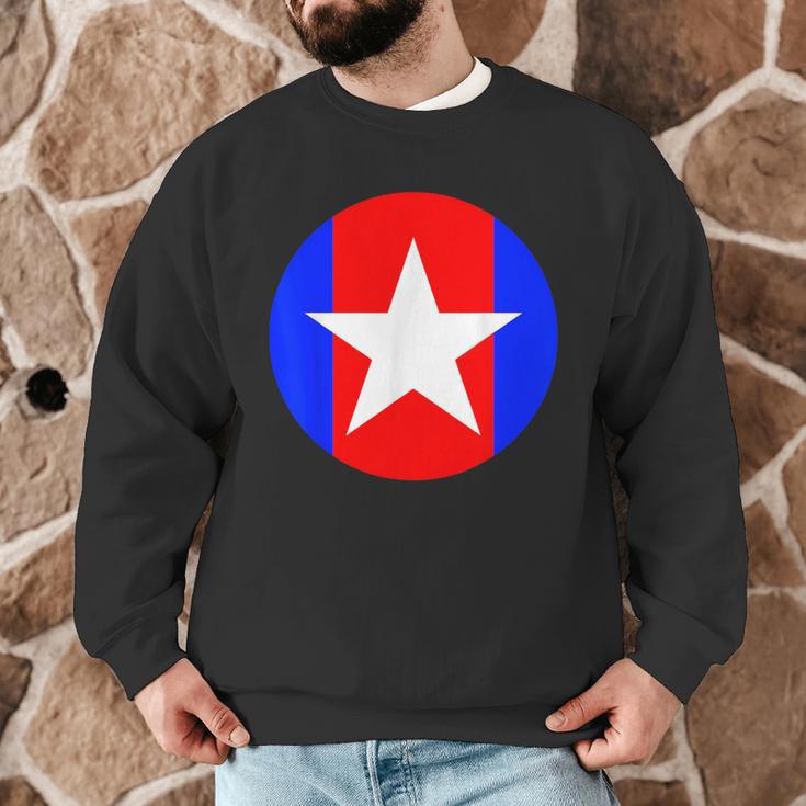 Nerdy Captain Sweatpants Retro Comic Book Fan Teacher Men Graphic Sweatshirt, novelty gifts, funny gifts