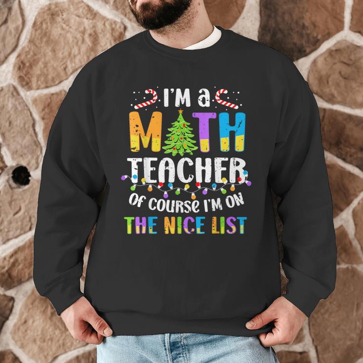 On The Nice List Christmas Math Teacher Women Men Men Graphic Sweatshirt, novelty gifts, funny gifts On The Nice List Christmas Math Teacher Women Men Men Graphic Sweatshirt, novelty gifts, funny gifts