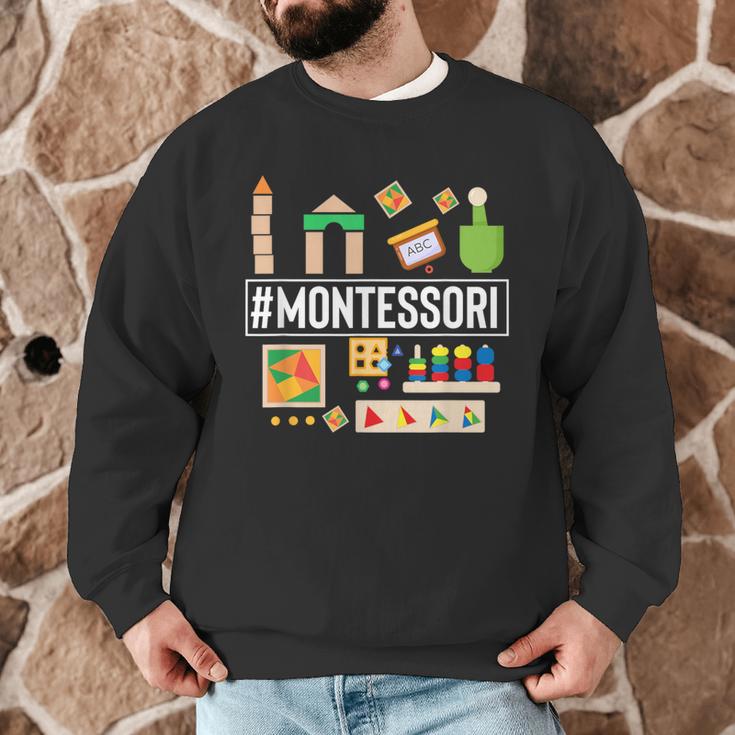 Novelty Montessori Studying Learning Schooling Teacher Love For Men Women Men Graphic Sweatshirt, novelty gifts, funny gifts Novelty Montessori Studying Learning Schooling Teacher Love For Men Women Men Graphic Sweatshirt, novelty gifts, funny gifts