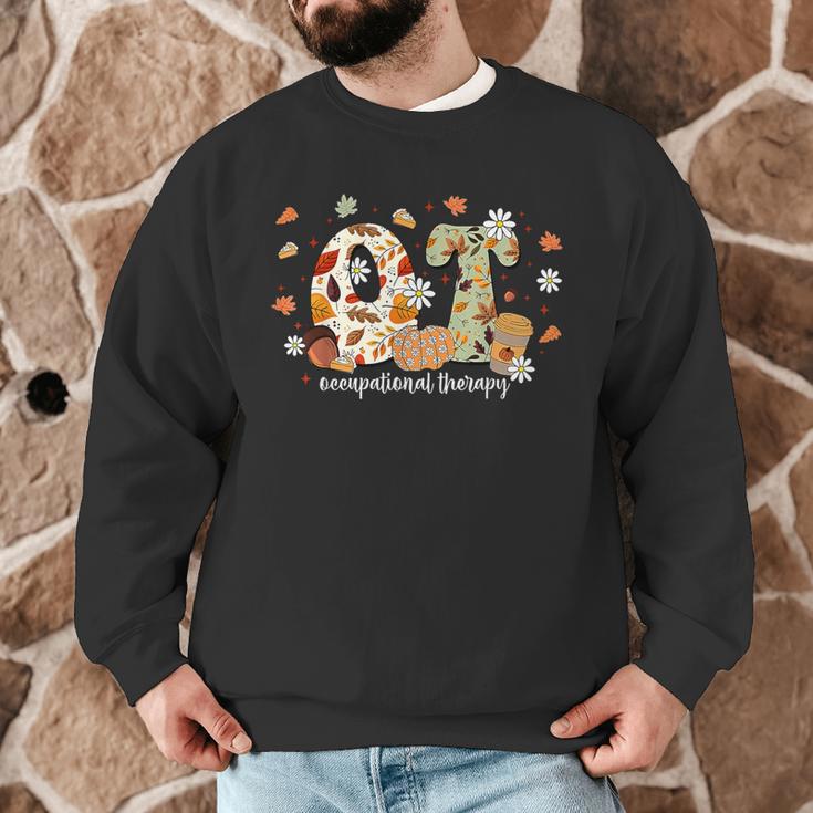 Occupational Therapy Fall Autumn Pumpkin Flower OTA Teacher Men Graphic Sweatshirt, novelty gifts, funny gifts Occupational Therapy Fall Autumn Pumpkin Flower OTA Teacher Men Graphic Sweatshirt, novelty gifts, funny gifts