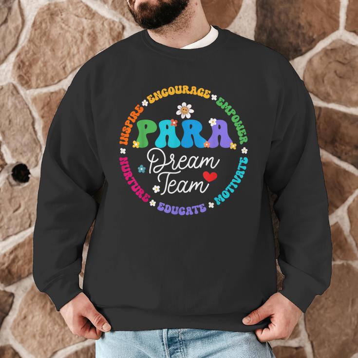 PARA Dream Team Teacher Paraprofessional Paraeducator Men Graphic Sweatshirt, novelty gifts, funny gifts