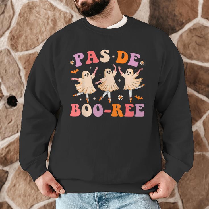 Pas De BOO-Rée Ballet Ghost Dancer Dance Teacher Halloween Men Graphic Sweatshirt, novelty gifts, funny gifts