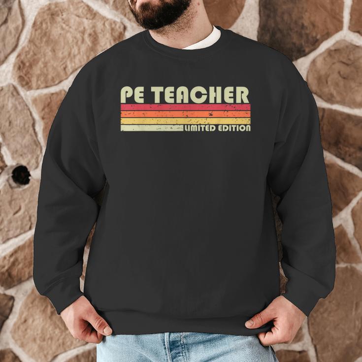 PE TEACHER Job Title Profession Birthday Worker Idea Men Graphic Sweatshirt, novelty gifts, funny gifts