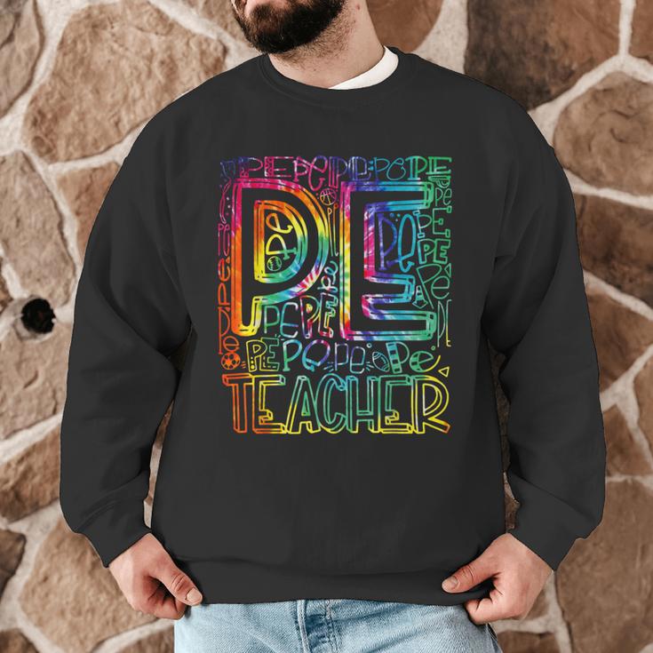 PE Teacher Phys Ed Tie Dye Physical Education Appreciation Men Graphic Sweatshirt, novelty gifts, funny gifts PE Teacher Phys Ed Tie Dye Physical Education Appreciation Men Graphic Sweatshirt, novelty gifts, funny gifts