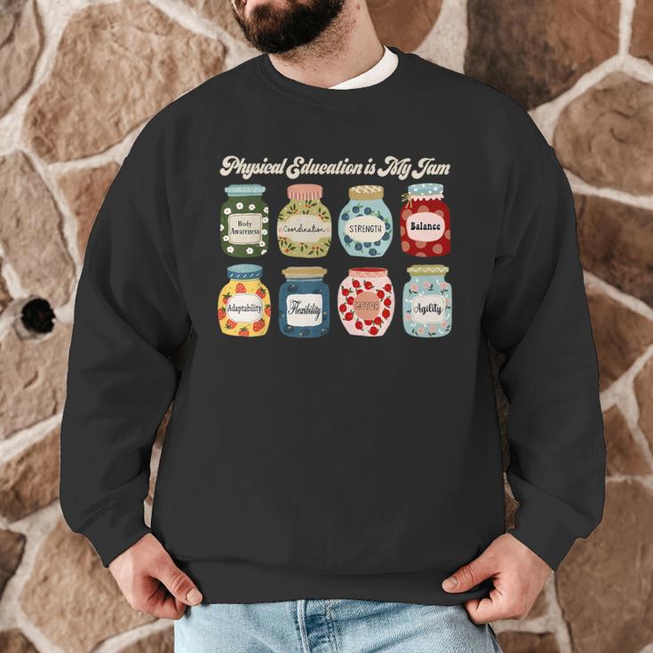 Physical Education Is My Jam Sports PE Coach Teacher Men Graphic Sweatshirt, novelty gifts, funny gifts Physical Education Is My Jam Sports PE Coach Teacher Men Graphic Sweatshirt, novelty gifts, funny gifts