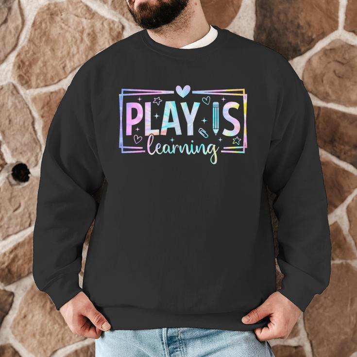 Play Is Learning Kindergarten Teacher Team Women Men Graphic Sweatshirt, novelty gifts, funny gifts Play Is Learning Kindergarten Teacher Team Women Men Graphic Sweatshirt, novelty gifts, funny gifts