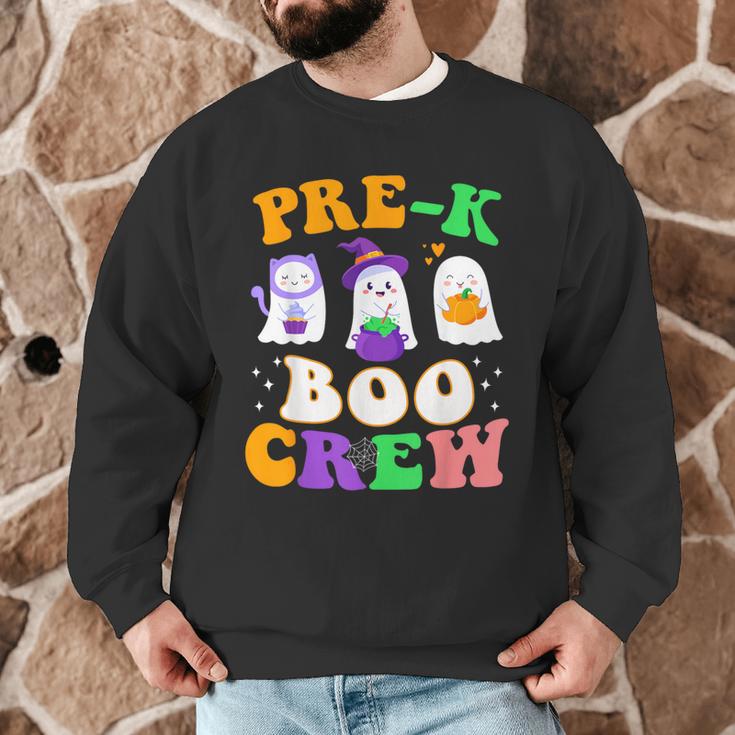 Pre-K Boo Crew Cute Ghost Halloween Costume Teacher Student For Men Women Kids Men Graphic Sweatshirt, novelty gifts, funny gifts