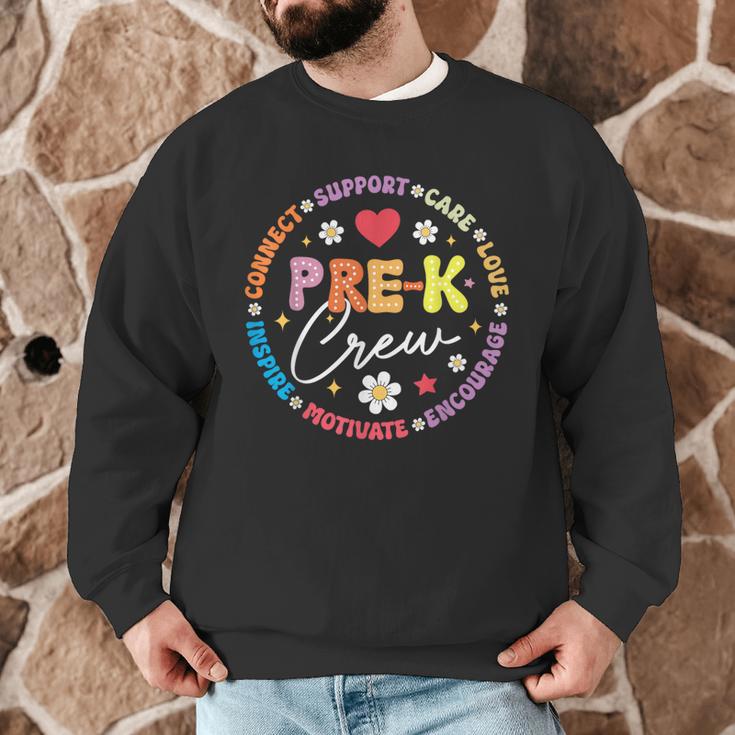 Pre-K Crew 1st Day Of School Preschool Teacher Men Graphic Sweatshirt, novelty gifts, funny gifts Pre-K Crew 1st Day Of School Preschool Teacher Men Graphic Sweatshirt, novelty gifts, funny gifts
